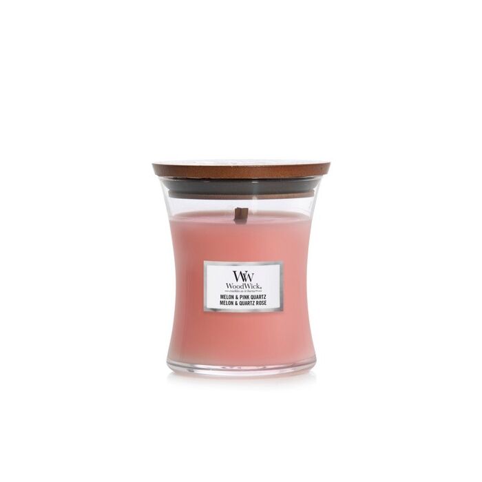 Woodwick Medium Jar - Melon & Pink Quartz